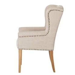 Chaise Madison -Chaises Soldes ohrensessel madison webstoff beige 311930