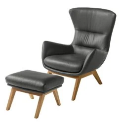 Fauteuil Hepburn I 33 Fauteuil Hepburn I -Chaises Soldes polsterhocker hepburn echtleder echtleder neka grau 5025472