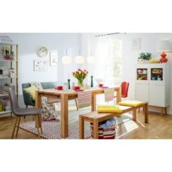 Chaise Capitonnée Iskmo III -Chaises Soldes polsterstuhl iskmo iii 2er set webstoff grau 5152940