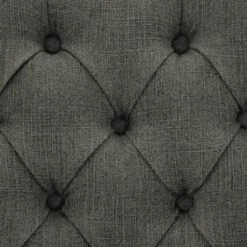 Chaises Waroona (lot De 2) -Chaises Soldes polsterstuhl waroona webstoff 2er set eiche massiv grau eiche 4850988