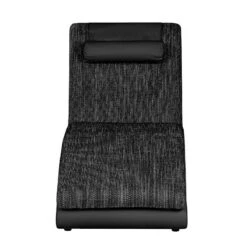 Chaises Soldes -Chaises Soldes relaxliege carson kunstleder strukturstoff schwarz 459511