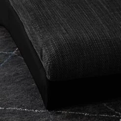 Chaise Longue De Relaxation Carson -Chaises Soldes relaxliege carson kunstleder strukturstoff schwarz 4905256