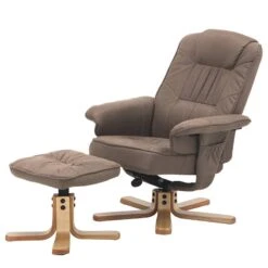 Fauteuil De Relaxation Canillo -Chaises Soldes relaxsessel canillo i antiklederlook braun 5131184