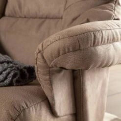 Fauteuil De Relaxation Bordeaux -Chaises Soldes relaxsessel lacanau mit hocker microfaser braun 3320965