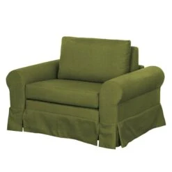 Fauteuil-lit Latina Country Avec Housse -Chaises Soldes schlafsessel couvin webstoff avocado 4104636