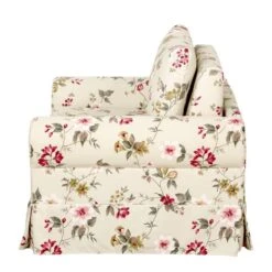 Fauteuil-lit Latina Country Avec Housse -Chaises Soldes schlafsessel latina v flachgewebe gebluemt creme 4132824