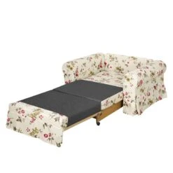 Fauteuil-lit Latina Country Avec Housse -Chaises Soldes schlafsessel latina v flachgewebe gebluemt creme 4132840