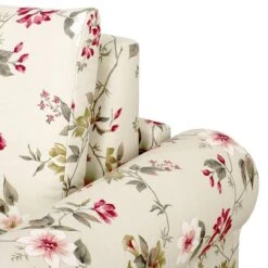 Fauteuil-lit Latina Country Avec Housse -Chaises Soldes schlafsessel latina v flachgewebe gebluemt creme 4132856