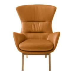 Fauteuil Hepburn I 24 Fauteuil Hepburn I -Chaises Soldes sessel hepburn echtleder echtleder neka cognac 5024188