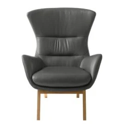 Fauteuil Hepburn I 35 Fauteuil Hepburn I -Chaises Soldes sessel hepburn echtleder echtleder neka grau 5024220