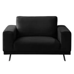 Fauteuil Lorcy -Chaises Soldes sessel lorcy samt anthrazit 4892796
