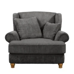 Fauteuil XXL Colares -Chaises Soldes xxl sessel colares cord grau 4518888